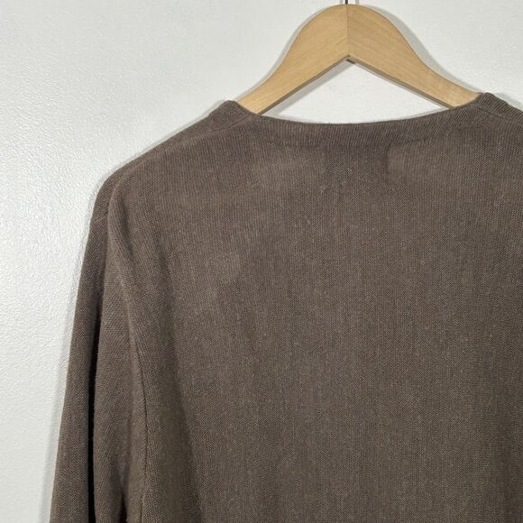 Vintage Steeplechase Cardigan Sweater Men's Size Medium Brown Grandpa Classic - Picture 6 of 8